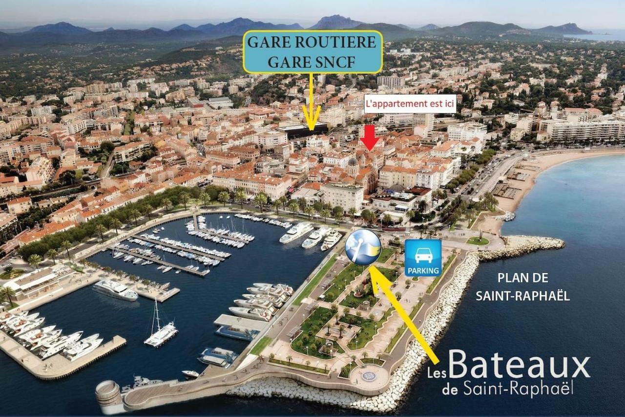 F3 Plein Centre Plage A 50 M Saint-Raphaël المظهر الخارجي الصورة